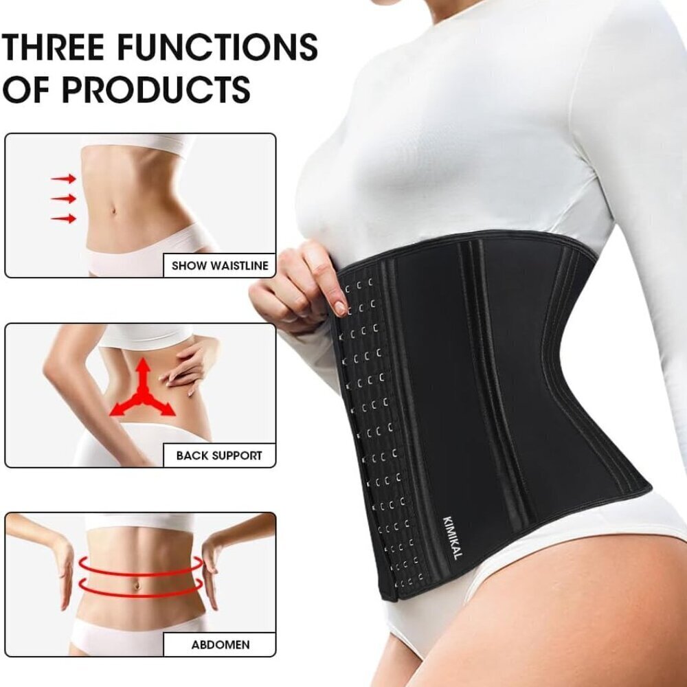 Women Waist Trainer Corset Belt: Under Clothes Sport Tummy Control Long Torso Sh - Picture 4 of 6